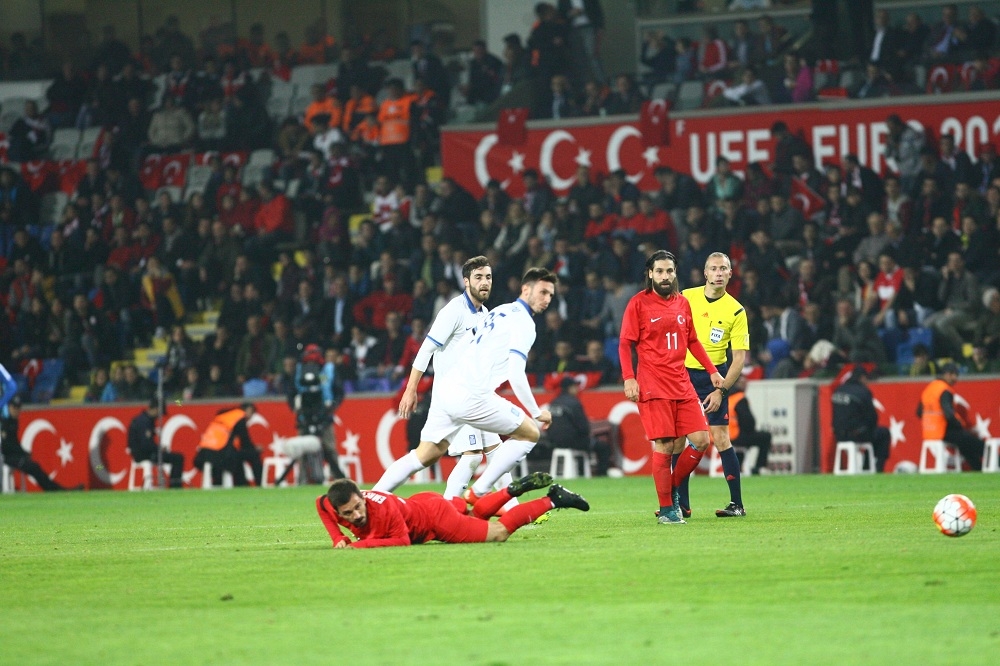 Türkiye-Yunanistan Milli Maçından Kareler galerisi resim 11