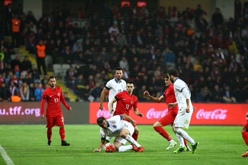 Türkiye-Yunanistan Milli Maçından Kareler galerisi resim 14