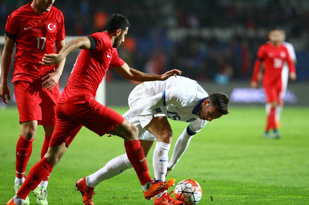 Türkiye-Yunanistan Milli Maçından Kareler galerisi resim 16