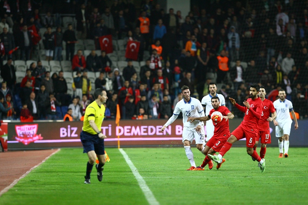 Türkiye-Yunanistan Milli Maçından Kareler galerisi resim 17