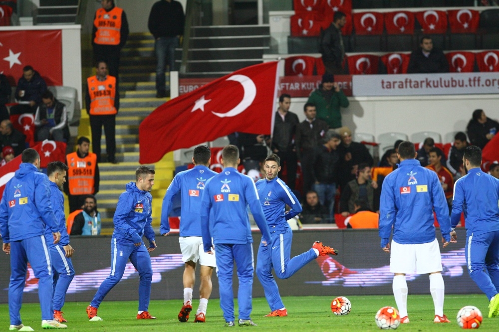 Türkiye-Yunanistan Milli Maçından Kareler galerisi resim 2