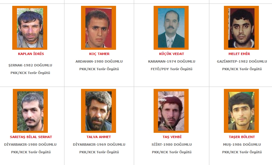 Aranan teröristler' listesi yenilendi! galerisi resim 14