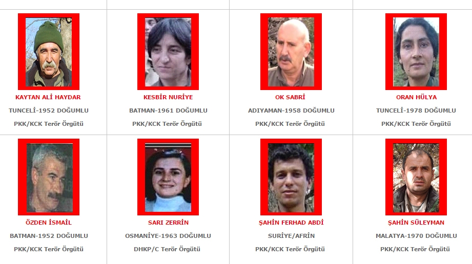 Aranan teröristler' listesi yenilendi! galerisi resim 2