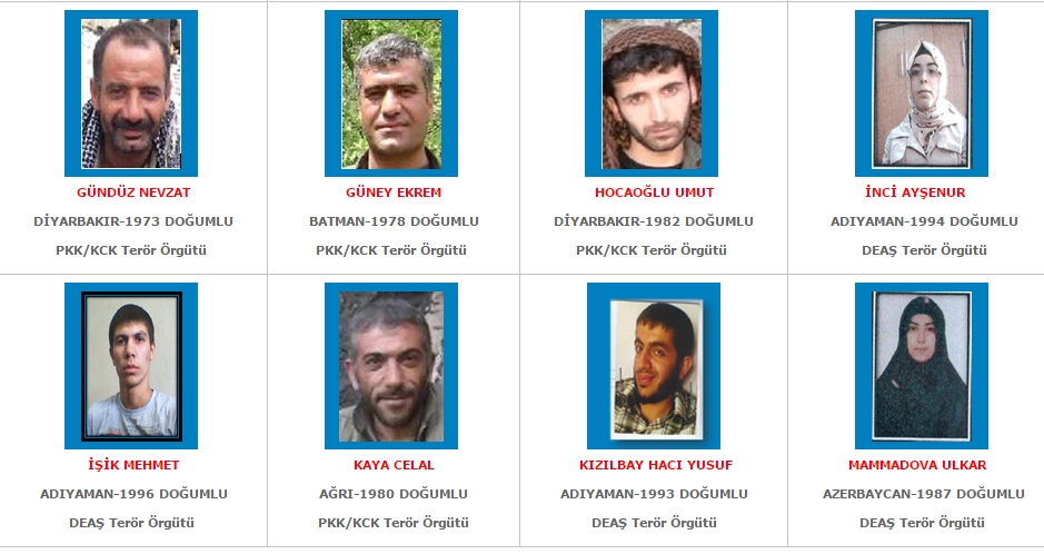 Aranan teröristler' listesi yenilendi! galerisi resim 5