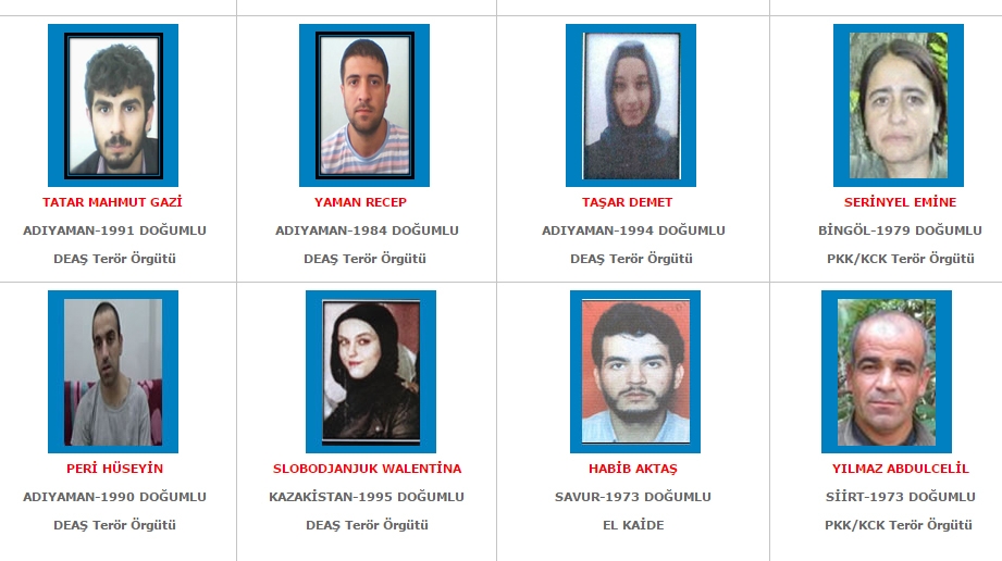 Aranan teröristler' listesi yenilendi! galerisi resim 7