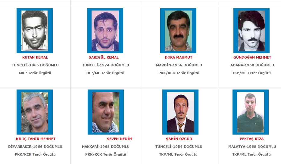 Aranan teröristler' listesi yenilendi! galerisi resim 9