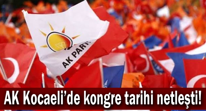 AK Kocaeli’de kongre tarihi netleşti!