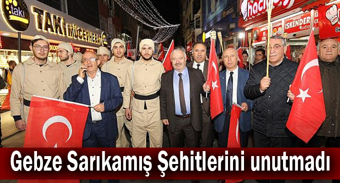 Gebze Sarıkamış Şehitlerini unutmadı