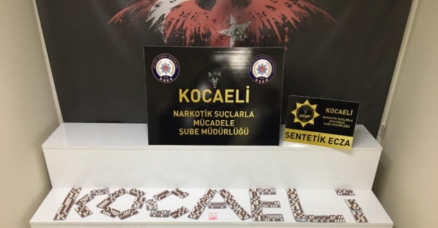 Kocaeli'de Yüzlerce uyuşturucu hap ele geçirildi!