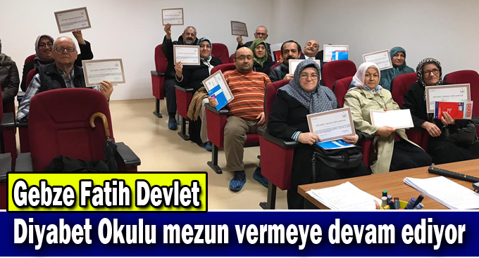 Diyabet Okulu mezun vermeye devam ediyor