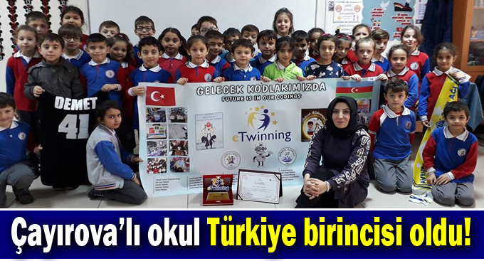 Çayırova’lı okul Türkiye birincisi oldu!