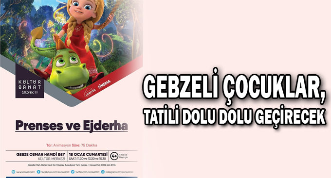 Yarıyıl tatili, Gebzeli çocuklar için etkinliklerle dolu