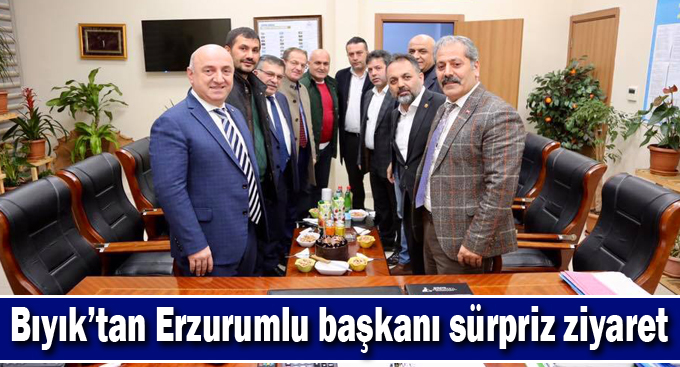 Kastamonulu başkandan Erzurumlu başkana sürpriz