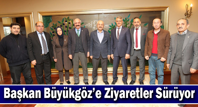 Başkan Büyükgöz’e Ziyaretler Sürüyor