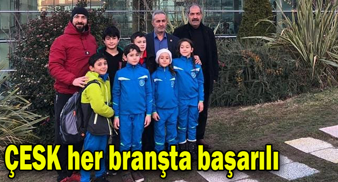 ÇESK her branşta başarılı