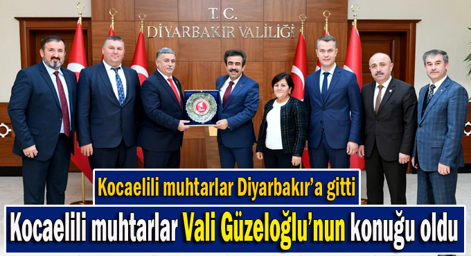 Dilovalı muhtardan Vali Güzeloğlu'na ziyaret