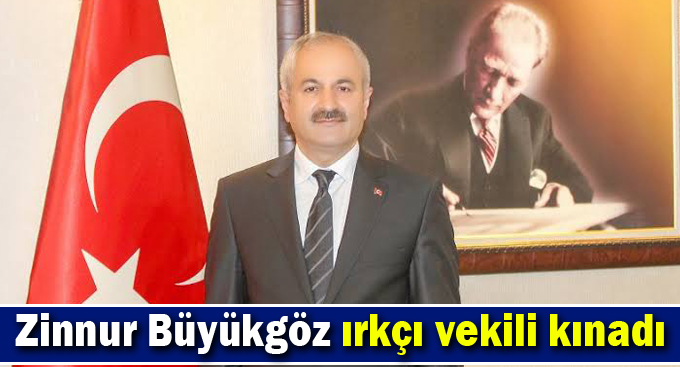 Zinnur Büyükgöz ırkçı vekili kınadı