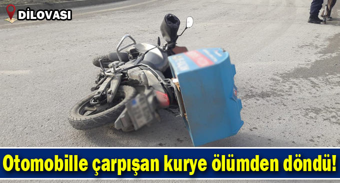 Kurye ölümden döndü!