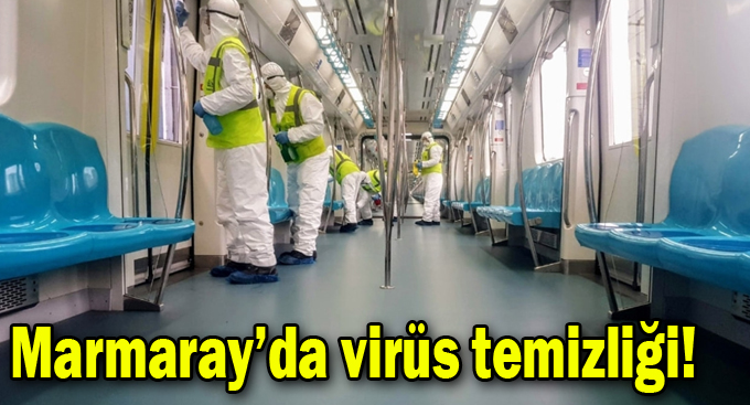 Gebze-Halkalı Marmaray hattında Corona Virüs tedbiri!