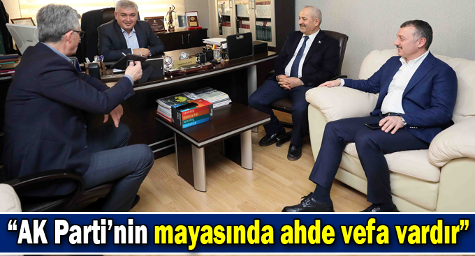 Başkan Büyükakın,  “AK Parti’nin mayasında ahde vefa vardır”