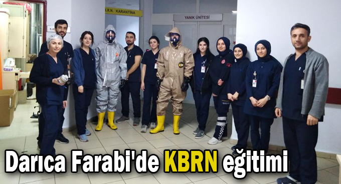 Darıca Farabi'de KBRN eğitimi