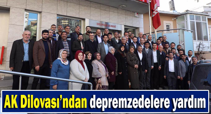 AK Dilovası’ndan depremzedelere yardım