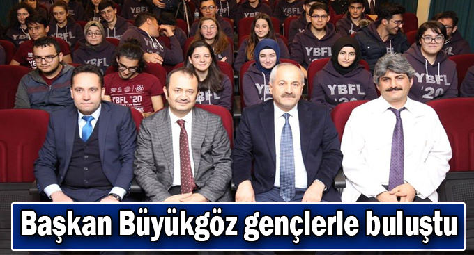 Başkan Büyükgöz gençlerle buluştu