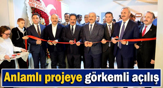 Anlamlı projeye görkemli açılış