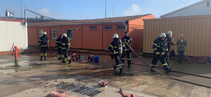 İtfaiye personeline hizmet içi eğitim