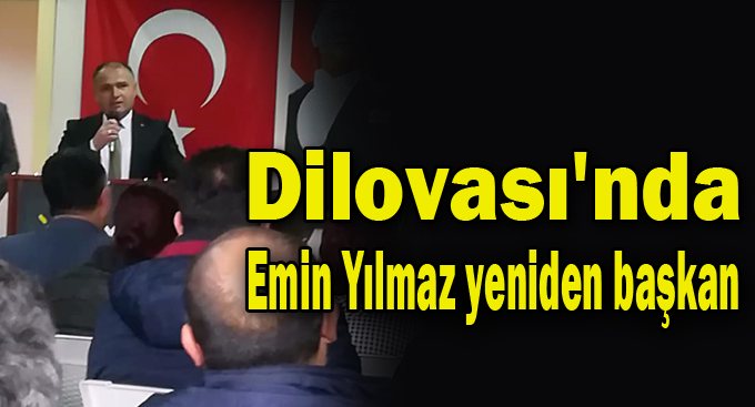 Dilovası'nda Emin Yılmaz yeniden başkan