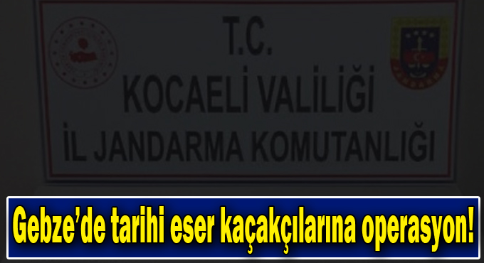 Tarihi eser kaçakçısı jandarmaya yakalandı!