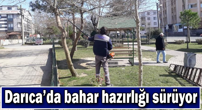 Darıca’da bahar hazırlığı sürüyor