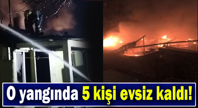 Darıca'da gecekondu yangını!