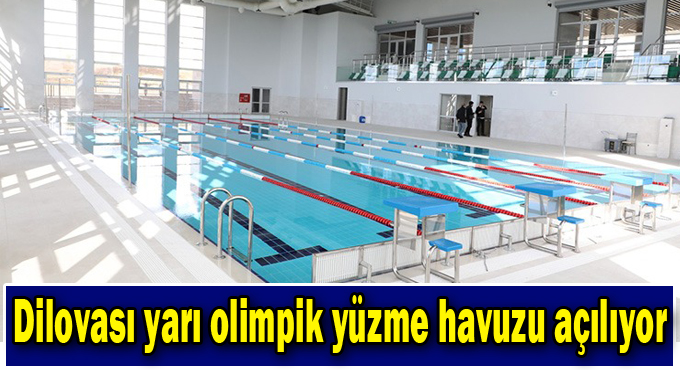 Dilovası yarı olimpik yüzme havuzu açılıyor