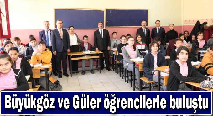 Güler ve Büyükgöz  Adem Yavuz Okulunda