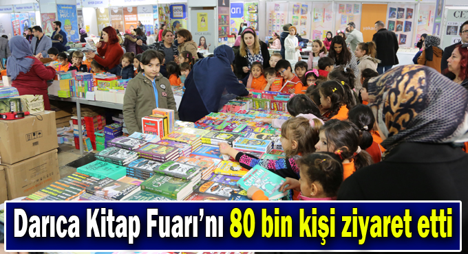 Darıca Kitap Fuarı’nı 80 bin kişi ziyaret etti