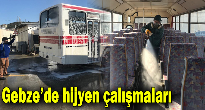 Gebze’de hijyen çalışmaları