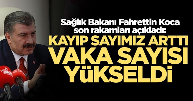 Sağlık Bakanı Koca: Vaka sayımız 359 oldu