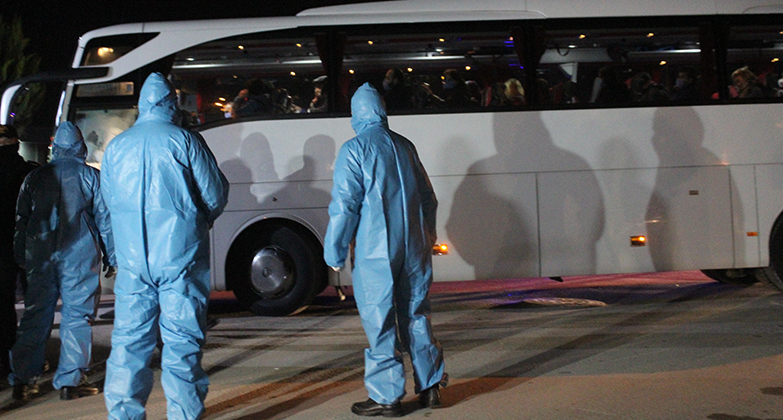 Tunus ve Macaristan'dan gelenler İzmit'te karantinada