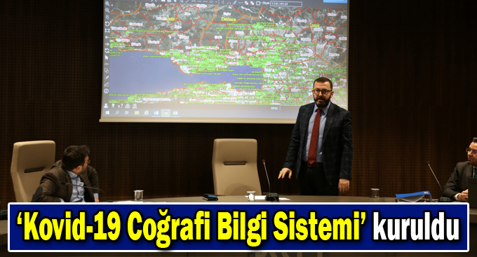 Kocaeli'de ‘Kovid-19 Coğrafi Bilgi Sistemi’ kuruldu