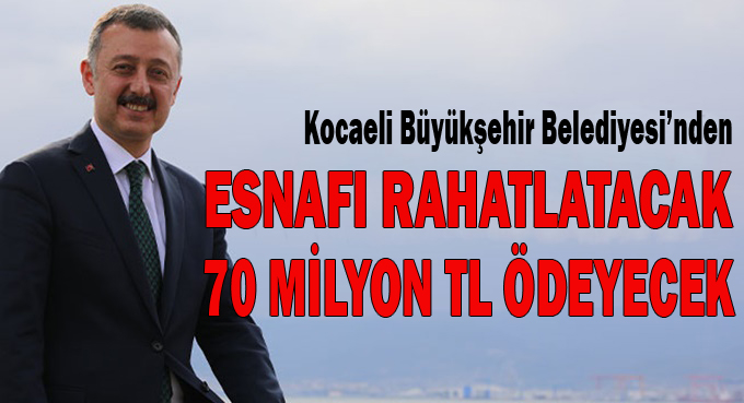 Büyükakın duyurdu! 70 milyon TL ödenecek