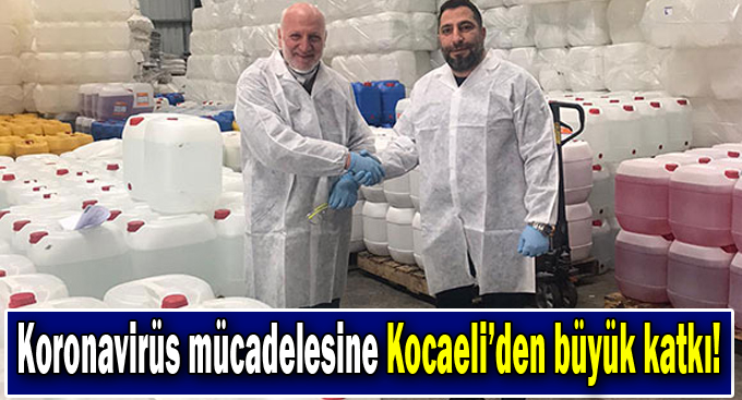 Koronavirüs mücadelesine Kocaeli’den büyük katkı!