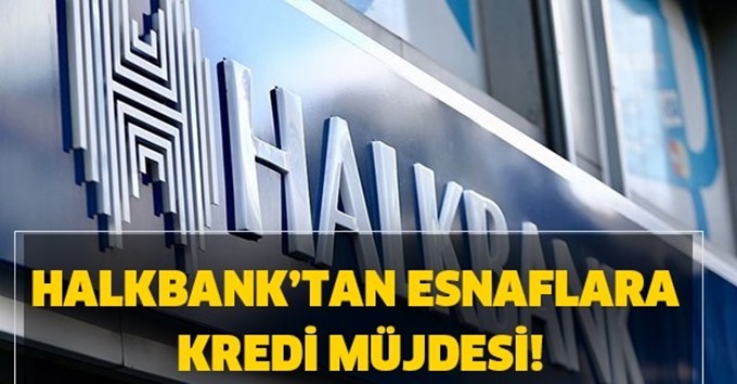 Halkbank'tan esnafa 25 bin TL'lik destek