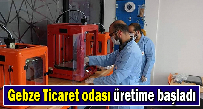 GTO 3D yazıcılarla , siperlikli maske üretimine başladı