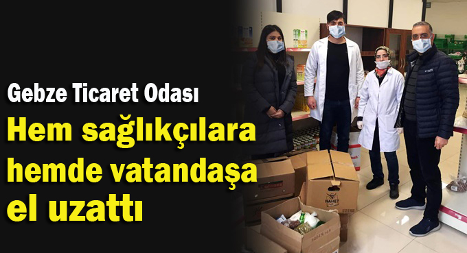 GTO’dan vatandaşa yardım, sağlık çalışanlarına maske