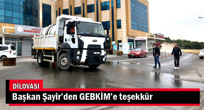 Başkan Şayir’den GEBKİM’e teşekkür
