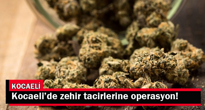 Kocaeli’de zehir tacirlerine operasyon!