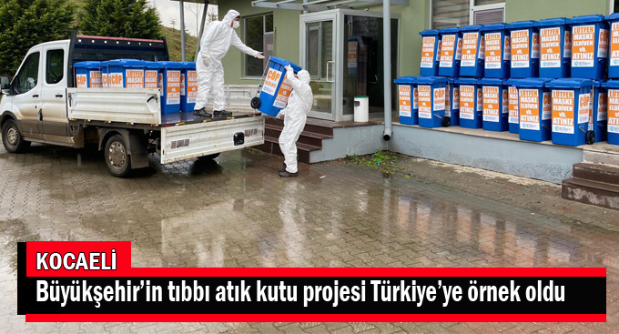 Büyükşehir’in tıbbı atık kutu projesi Türkiye’ye örnek oldu