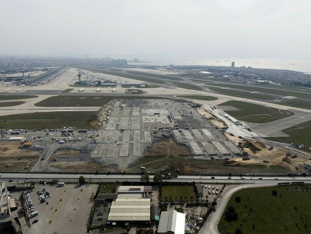 Atatürk Havalimanı'ndaki bin yataklı hastaneden ilk fotoğraf