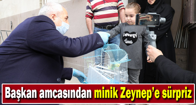 Başkan Büyükgöz; Minik Zeynep Yaren’i Kırmadı